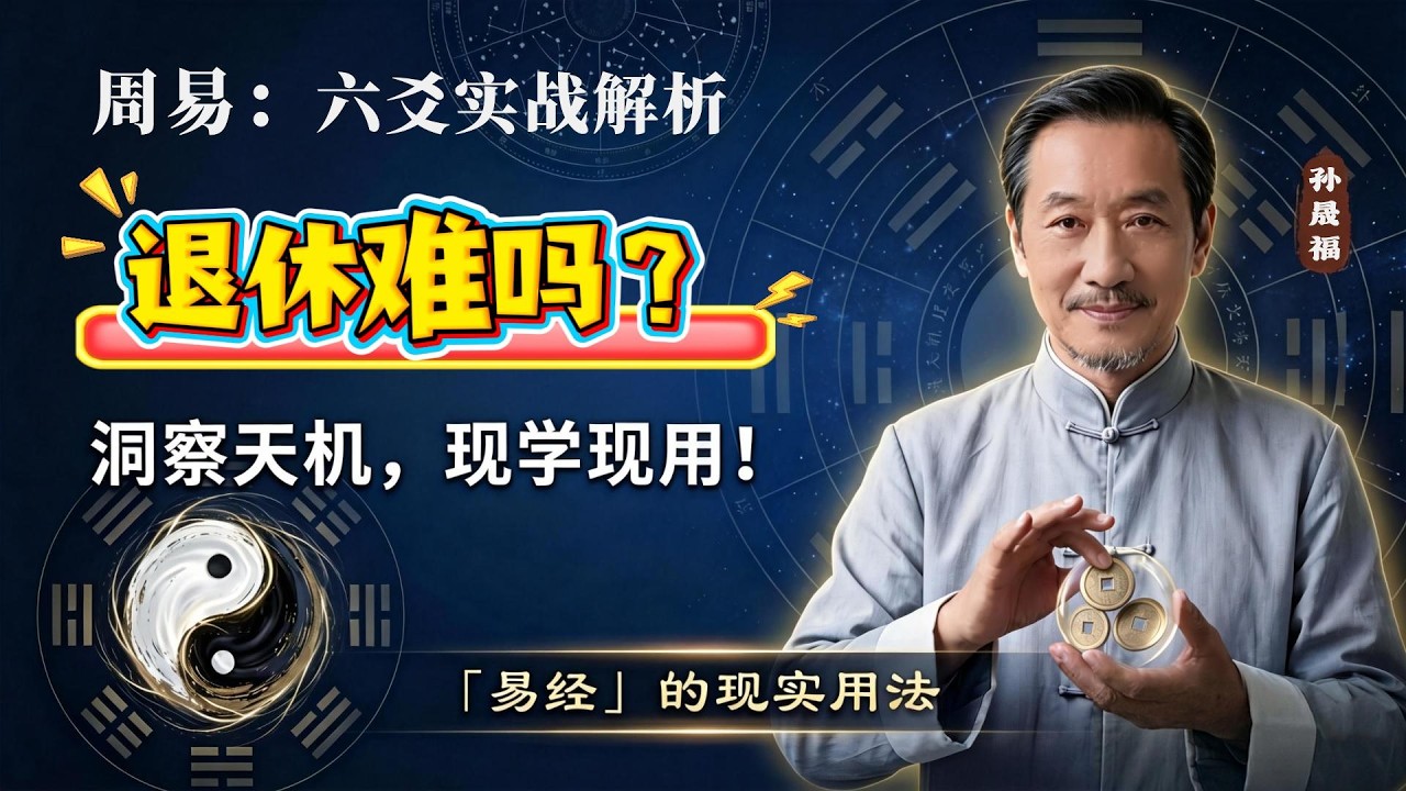 易经与卦象解读：有人问能否提前退休，卦里却先暴露三个身体问题。