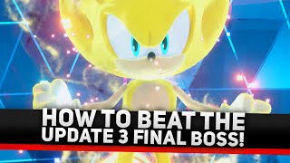 How to Easily Beat The Final Boss Fight in Sonic Frontiers Update 3