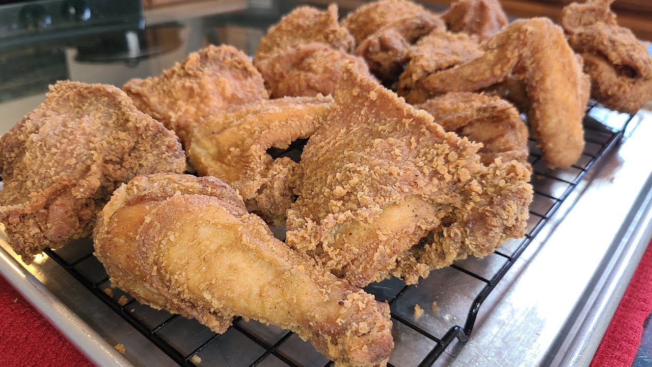 Louisiana Fried Chicken!! #fyp, Fried Chicken