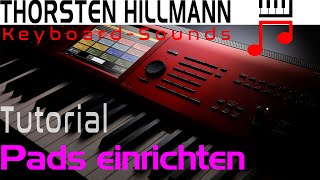 Einsteiger Tutorial Korg Kronos Pads einrichten