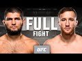 Khabib vs Gaethje | Full UFC Fight for Lightweight Belt