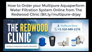 Multipure How To Order Multipure Aquaperform System With Countertop Kit 4 23 21