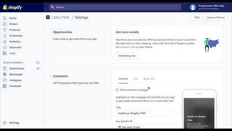 How to enable push notifications on a Shopify PWA with PushOwl + Litefy PWA