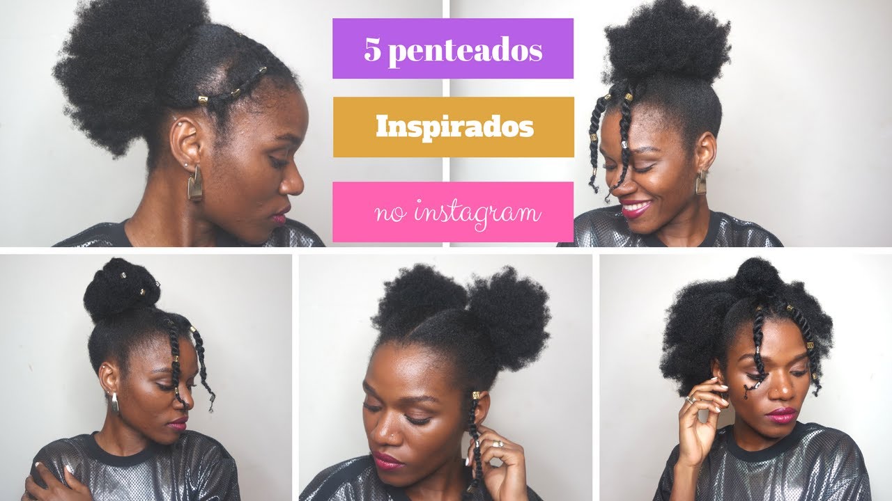 5 Penteados Cabelo crespo - Inspirados no Instagram - thptnganamst.edu.vn