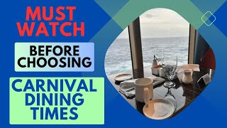 My time vs set dining time #travel  #cruiselife#cruise #carnival @Cruisingwithkimandjen-rt3rd