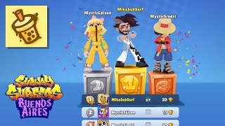 bbno$ and Bubble Tea Portrait Unlocked on Showdown - Subway Surfers Buenos Aires 2026 screenshot 1