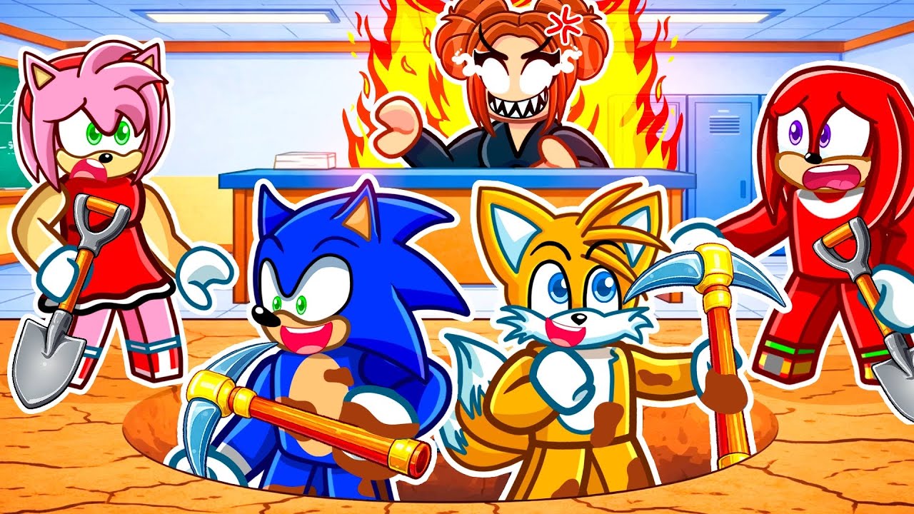 Cavamos Para ESCAPAR de la ESCUELA en Roblox!