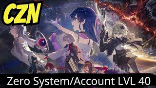 Zero System/LVL 40 Account Unlock/50 Summons Hype - Chaos Zero Nightmare
