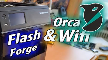 Flashforge 5mpro + Orca Wifi upload and print!