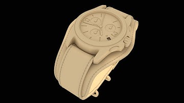 Timelapse: Hard Surface Modeling Swiss Watches in Blender 2.75a.