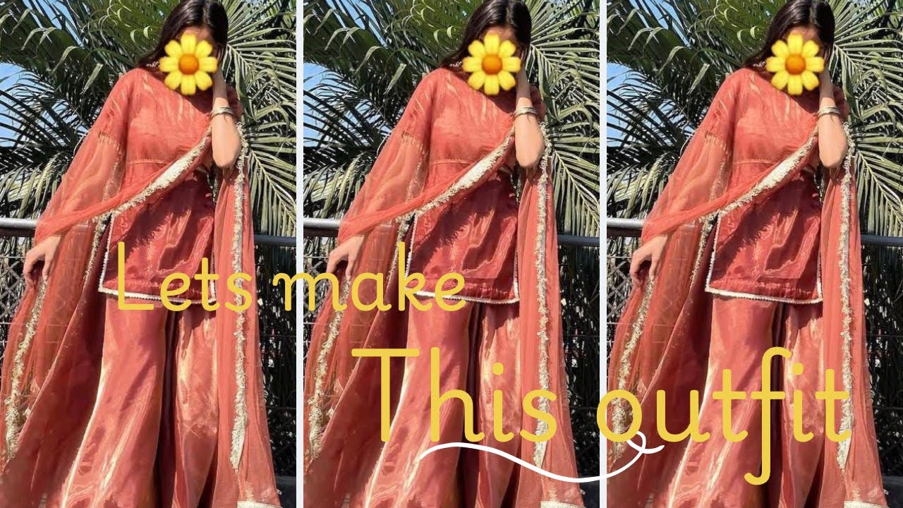 Beutiful Outfit Making Full Cutting & Stiching / Full Process Of This Outfit 