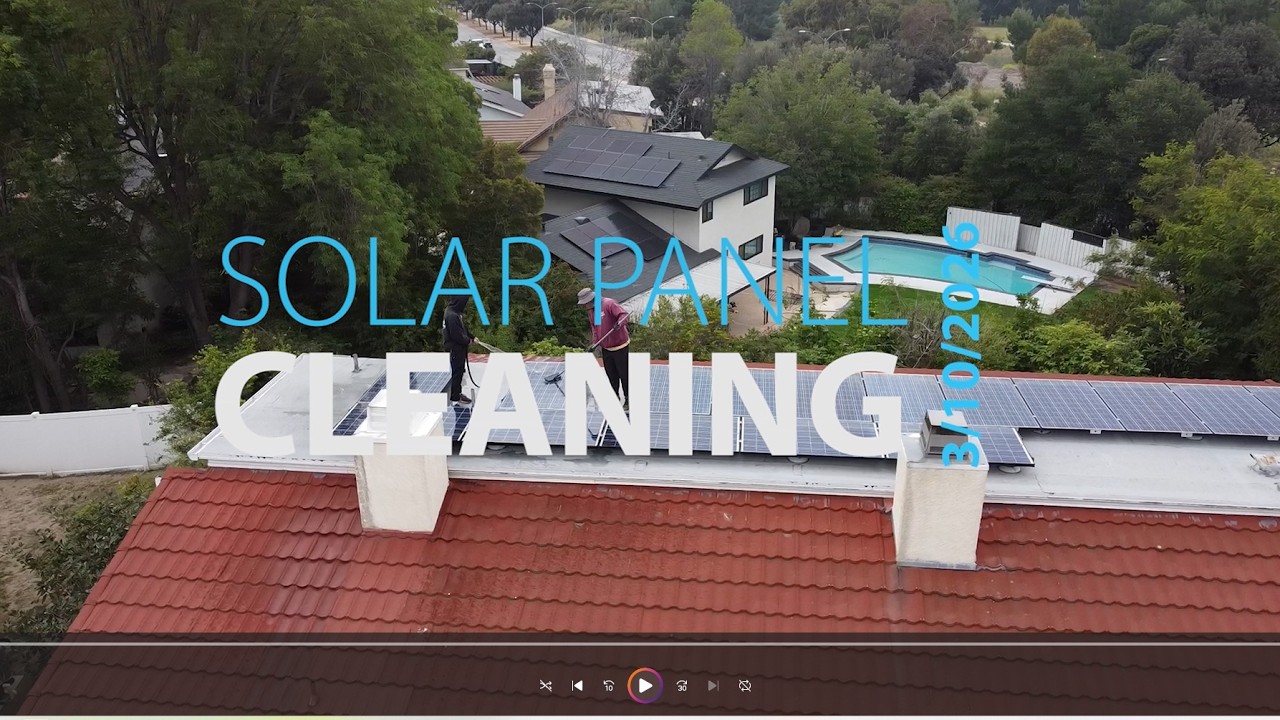Solar Panel Cleaning 3/10/ 2026