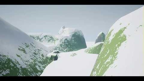 Dynamic snow material in UE4