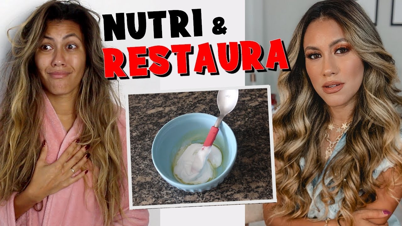 CABELO QUEBRADIÇO e POROSO? Fiz a MELHOR NUTRIÇÃO CASEIRA PARA RECUPERAR ! #2