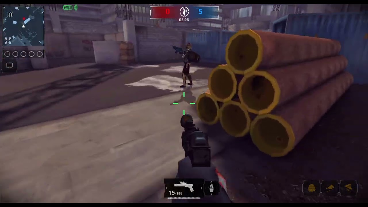 Modern Combat 5  eSports FPS hacker spotted!!!!