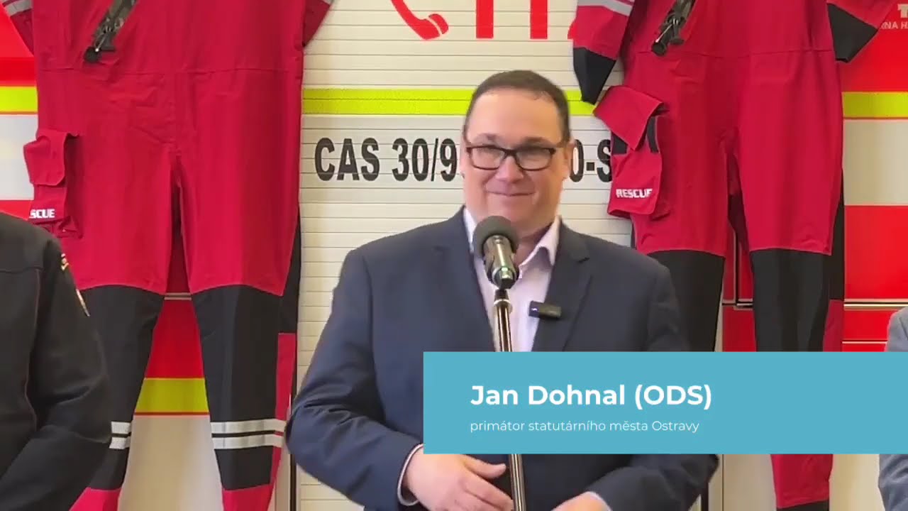 Tisková konference: Ostrava po povodních pořídila speciální technické prostředky pro jednotky SDH