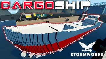 Under Bridge Room  -  Cargo Vessel  -  Stormworks: Build and Rescue  - Part 3