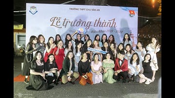 Lễ trưởng thành của học sinh Chu Văn An