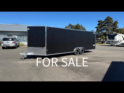 (SOLD) 2025 Alcom Xpress 8.5x24 Aluminum Cargo Trailer ($14,970) - YouTube