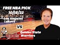 NBA Picks - Lakers vs Warriors Prediction, 10/18/2022 Best Bets, Odds & Betting Tips | Docs Sports
