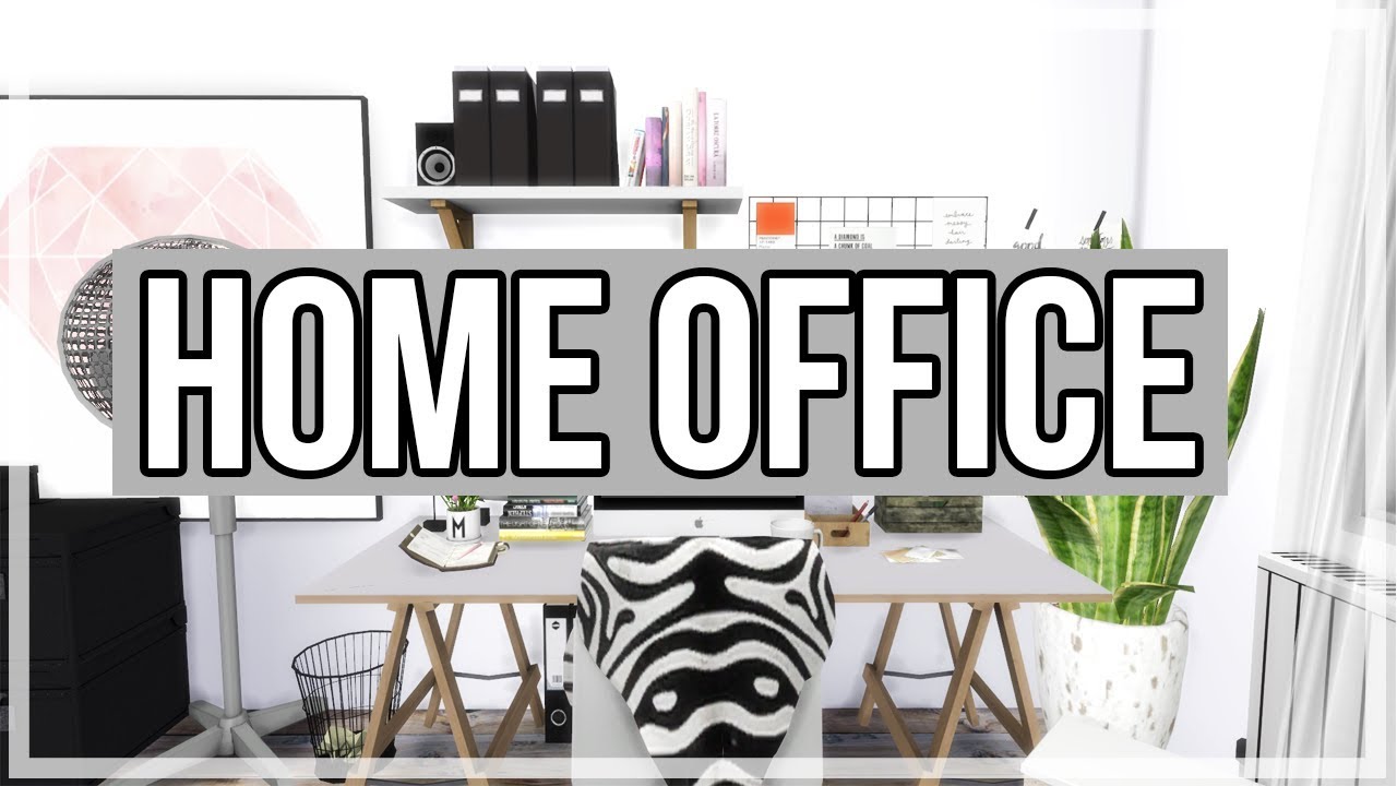 The Sims 4 Room Build Home Office YouTube