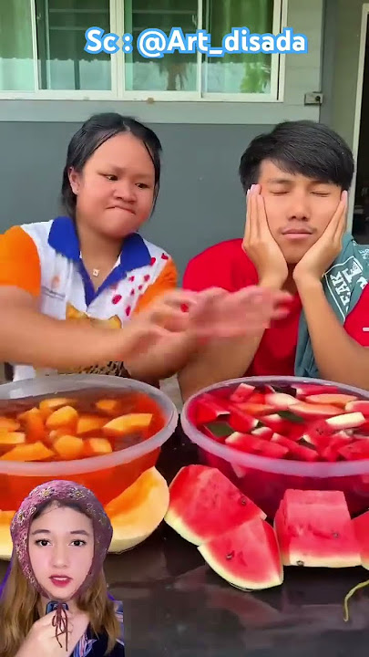 Ambil buah adek lagi tidur @Art_disada #funny