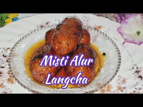 Misti Alur Pithe I Misti Alur Langcha I Sweet Potato Langcha I মিষ্টি ...