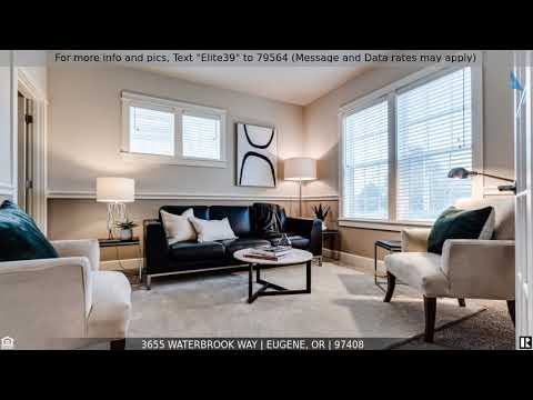 3655 Waterbrook Way, Eugene, OR home video tour