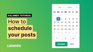 How to Schedule Your Publication | Calaméo Tutorial