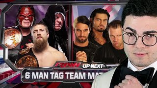 The Undertaker \& Team Hell No vs The Shield: Raw, April 22, 2013 (Commentary)