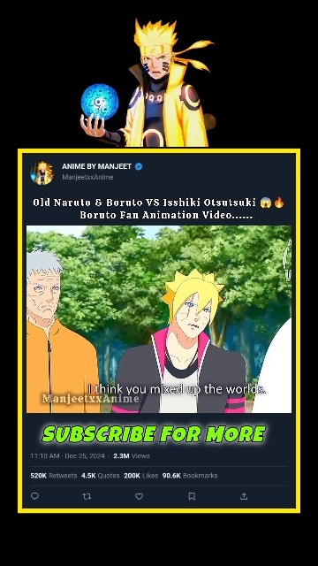 Old Naruto & Sasuke VS Isshiki Otsutsuki 😱🔥