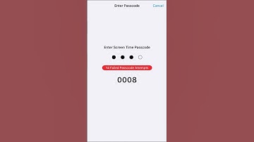 Entering The Screen Time Passcode Until It Unlocks Part 9