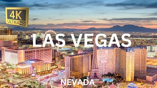Stunning Las Vegas, Nevada in 4K | Night View of City by Drone | USA