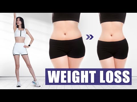 10-Min Standing Full-Body Burn | Quiet & Effective Weight Loss Workout | Shirlyn Kim