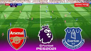 Details Arsenal vs Everton | Premier League 2026/27 Match | eFootball PES 2021 Simulation News