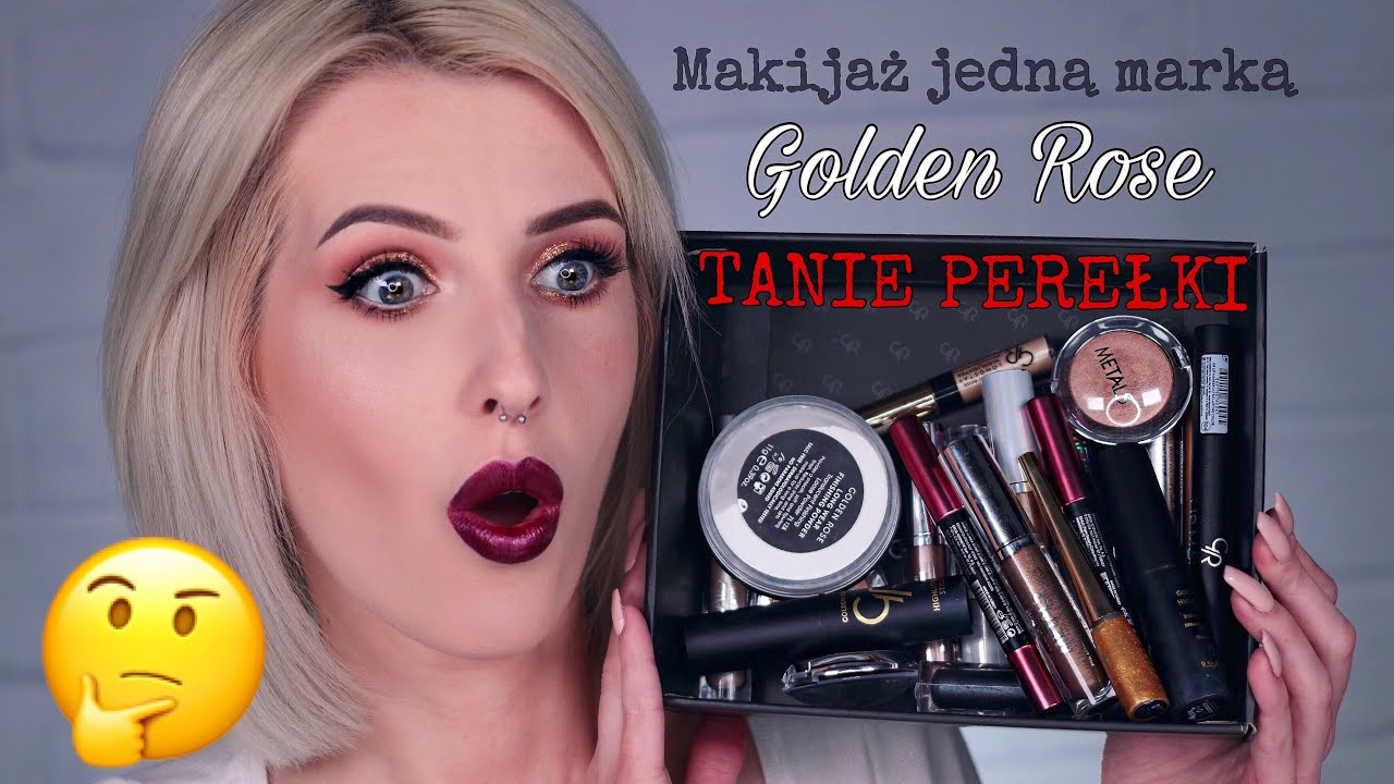 TEST NOWOŚCI GOLDEN ROSE- ŚWIETNE TANIE ROZŚWIETLACZE, POMADKI I CIENIE METALICZNE 💰