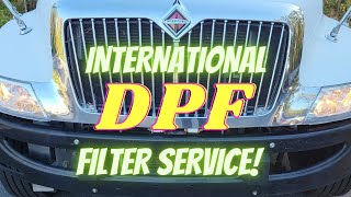 2020 International Truck DPF Filter Service (Part 1)