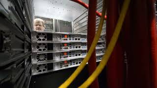 Loading servers in a cabinet