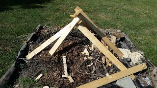 Scrap Wood Bonfire Start