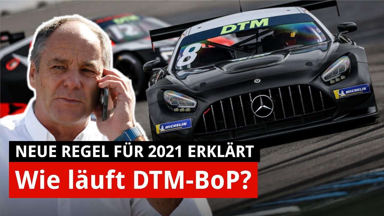 Balance of Performance: So soll es gelingen! | DTM-Regeln 2021 | Interview Gerhard Berger