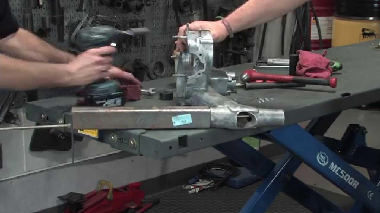 Replace Swing Arm Bushings on Vintage Vespa Engine YouTube