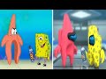 Spongebob vs among us invisible spray