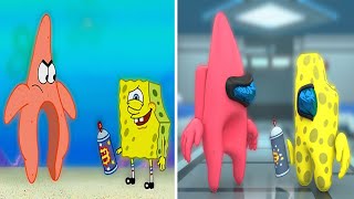 SpongeBob VS Among Us (invisible spray) screenshot 5