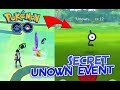 SECRET UNOWN EVENT IN POKEMON GO! HOW TO SPOOF TO IT WITH FGL PRO!