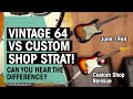 Can you hear a difference  original fender 64 stratocaster vs custom shop reissue  thomann