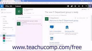 Outlook Web App Tutorial Changing the View of Groups 2015 Microsoft Training
