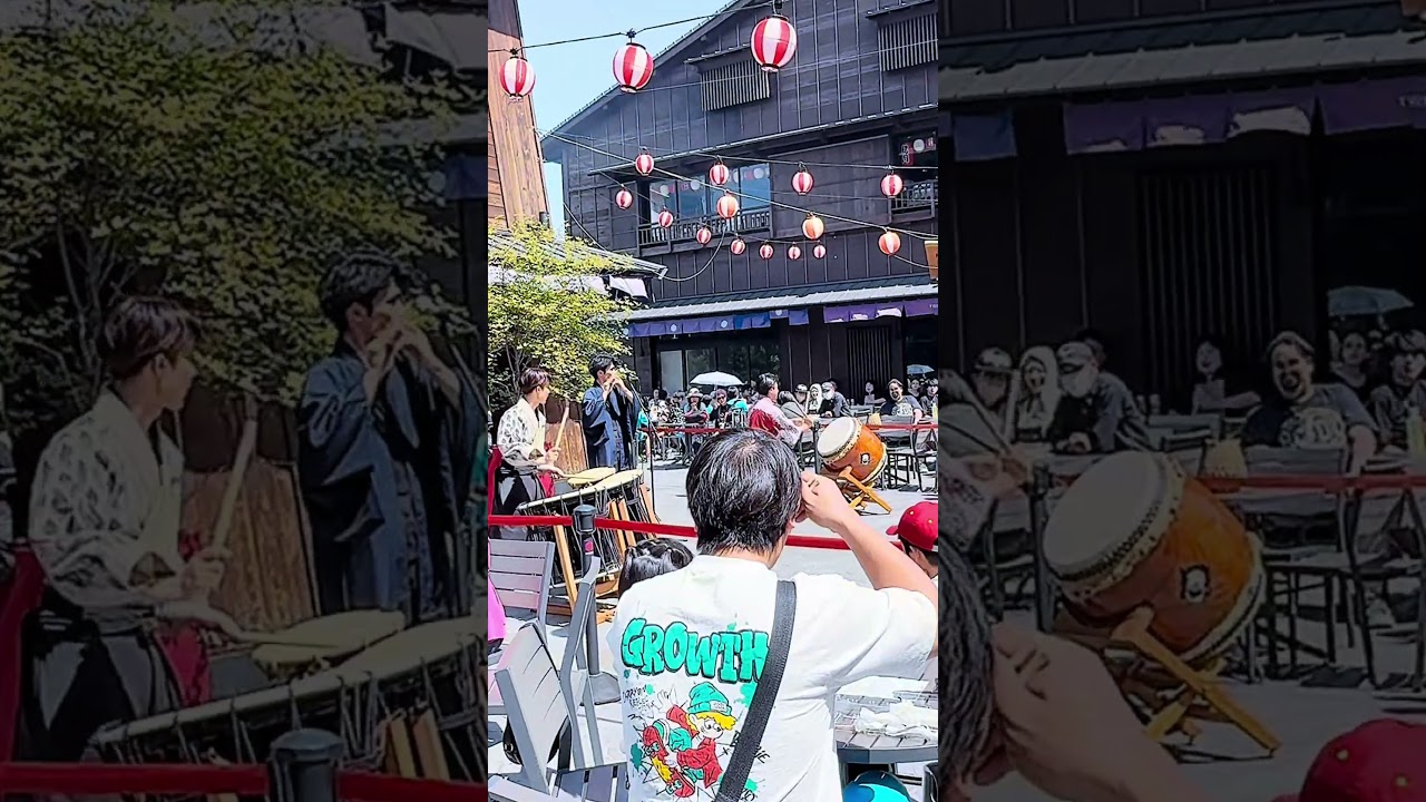 Toyosu market street performer #drummer#japanese #tokyo #shortvideo