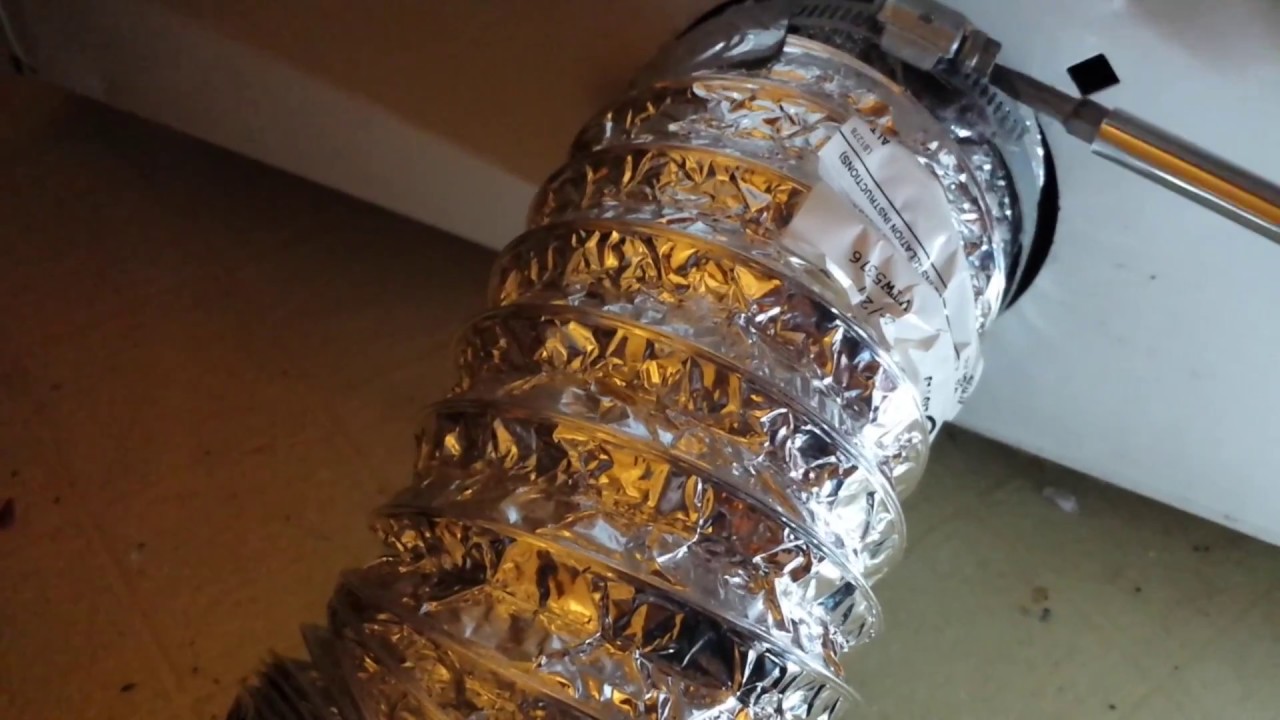 dryer duct clean out YouTube