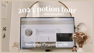 NOTION TOUR: how i organize my life, cute and simple + free template! by Malia Ramos 18,201 views 1 year ago 20 minutes