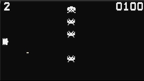 ASCII Invaders Gameplay